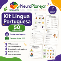 Kit Língua Portuguesa – 50 Atividades em PDF